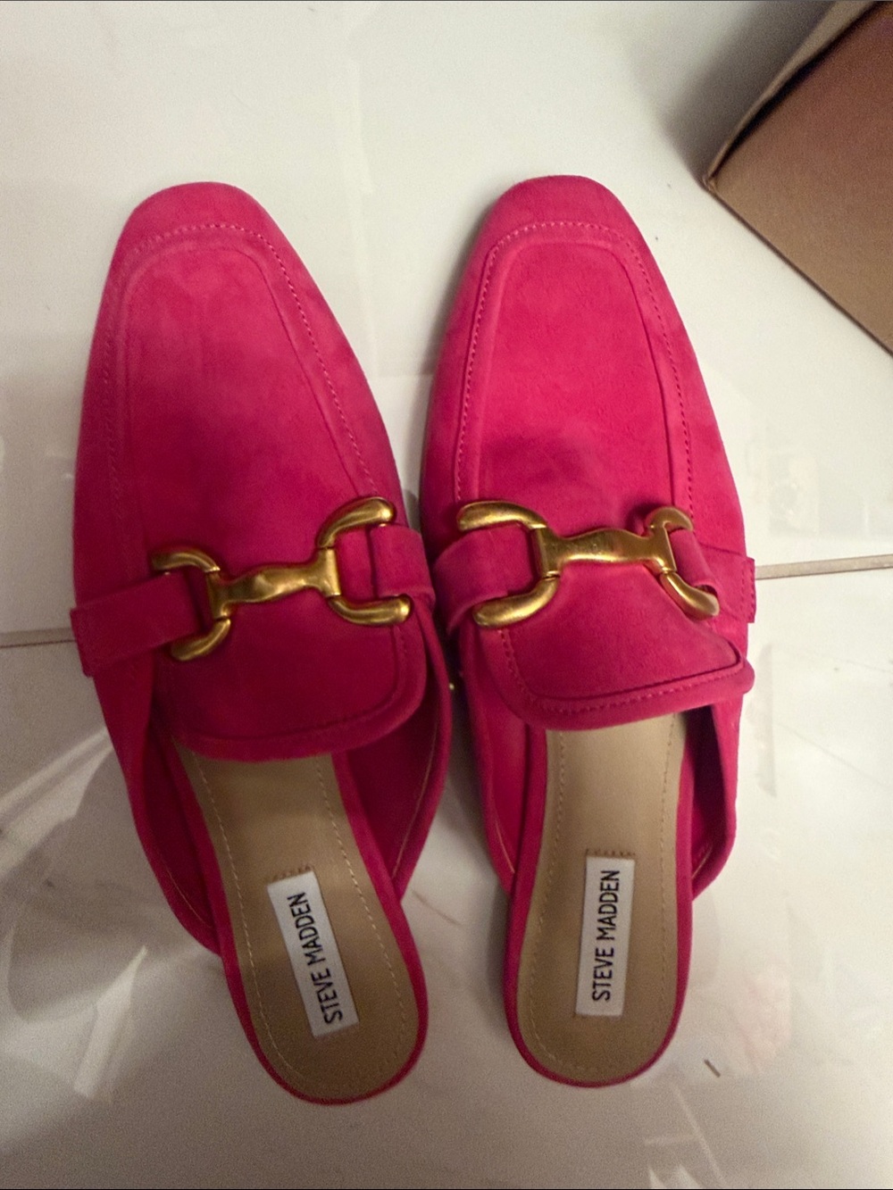 NEW! Steve Madden Brown Branded Shoe Box